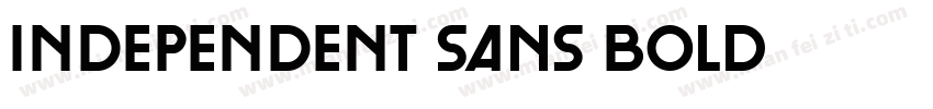 INDEPENDENT Sans Bold字体转换